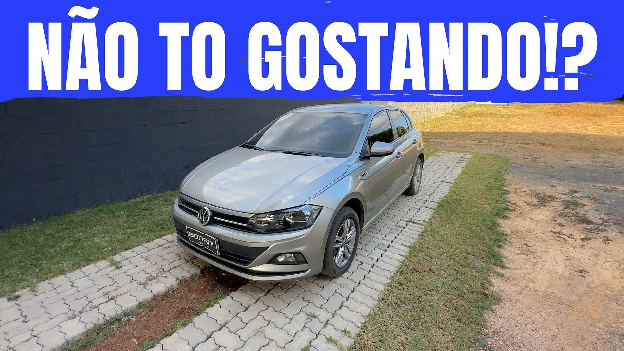 PRIMEIRAS IMPRESS&Otilde;ES VOLKSWAGEN POLO 1.6 FLEX MSI 2021! EM 1 SEMANA DE USO!