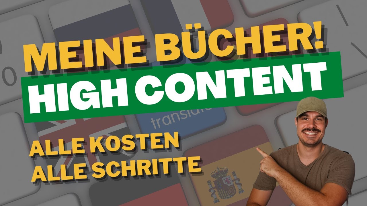 Meine Amazon KDP High Content Buchprojekte! Welche Kosten? Welche Einnahmen? Welche Schritte?