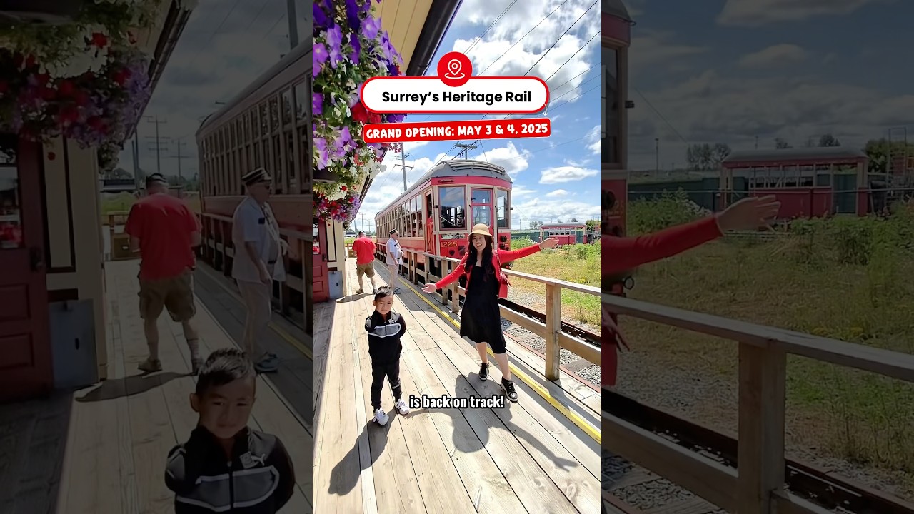 Must Visit Attraction in Metro Vancouver, BC: Surrey&rsquo;s Heritage Rail #angielowis #surreybc