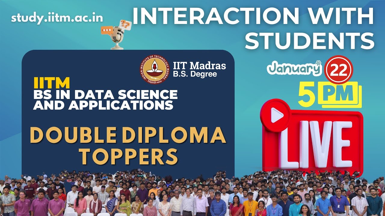 IITM - BS in Data Science and Applications - Double Diploma Toppers