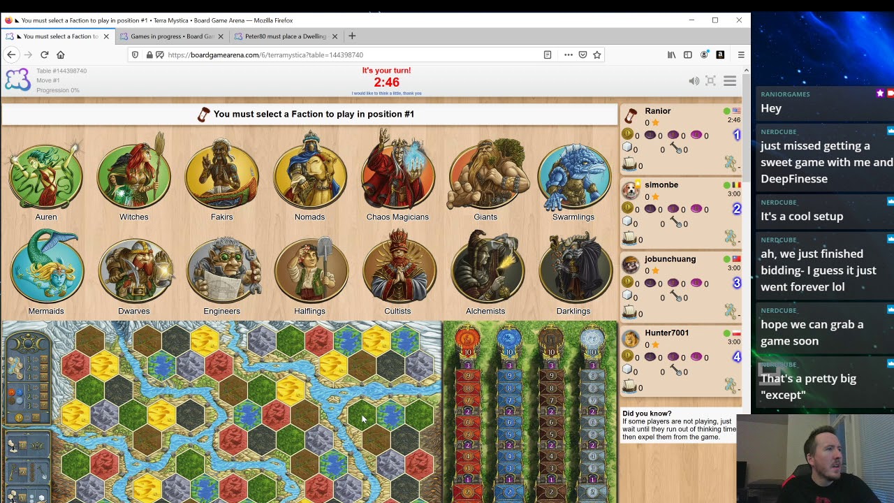 Terra Mystica: Arena Season 4 -- Swarmlings Feb1