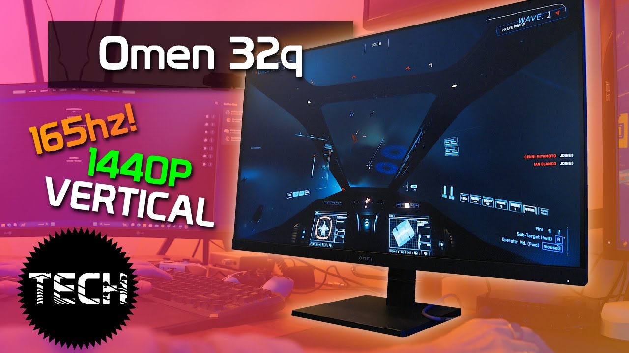 Omen 32q Gaming Monitor Review - Multi-Purpose, Affordable Monitor That Can Go Vertical