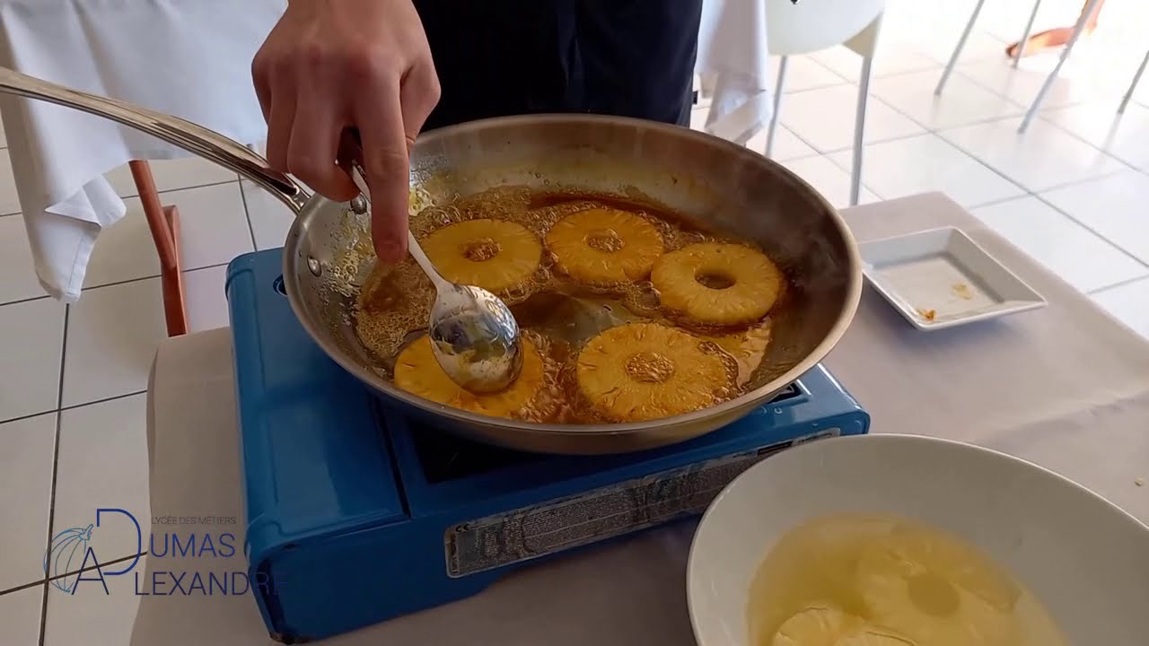 Flambage ananas