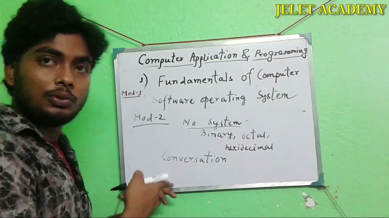 JELET 2021/2022 VIDEO LECTURE (L01) | COMPUTER | JELET ACADEMY | TANMAY GHOSH |JELET PREPARATION