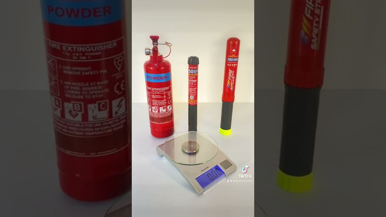 Think about size & weight when choosing an extinguisher for your Motorhome!