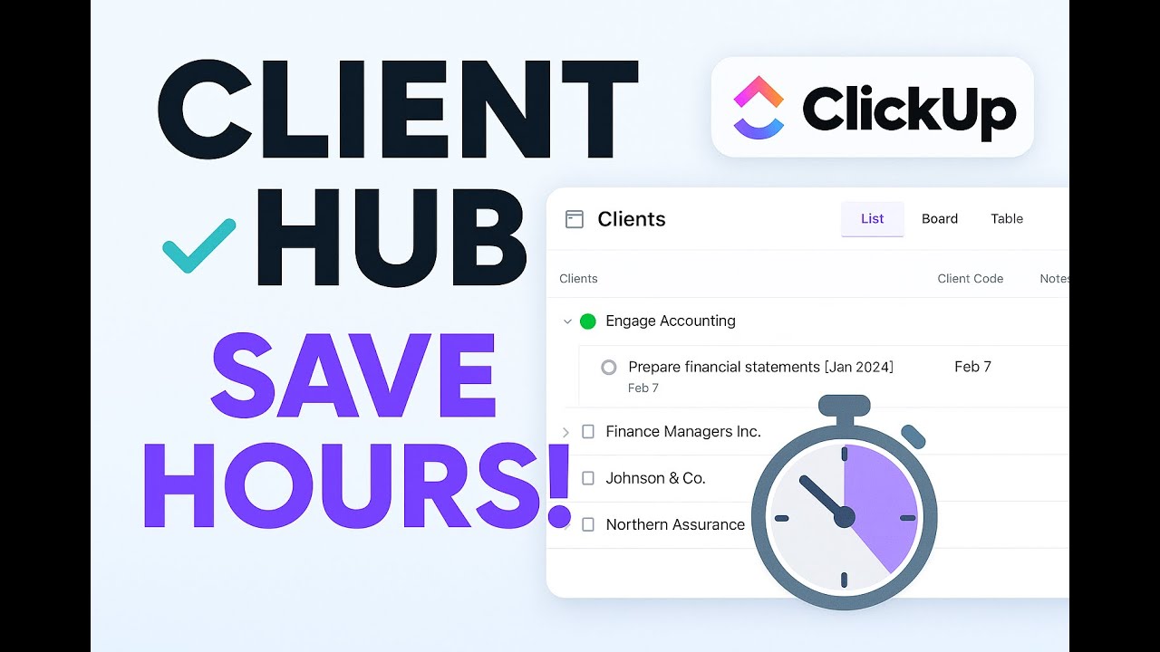 ClickUp &ndash; Build a Client Area with Asset Register, Communication Log & Employee Info