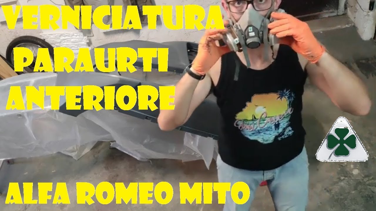 Verniciare paraurti Alfa Romeo MiTo Quadrifoglio Verde 1.4 turbo multiair 170cv