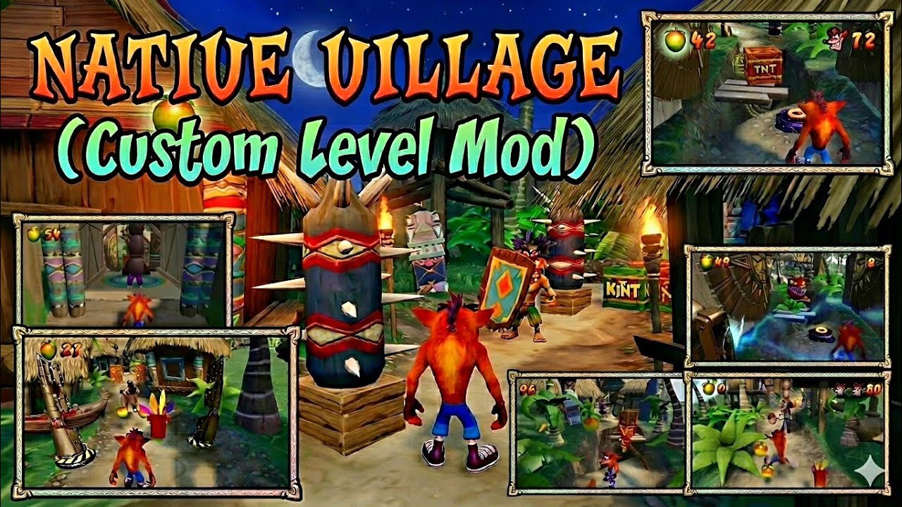 Crash Bandicoot N. Sane Trilogy: Native Village Mod By Carmelo16