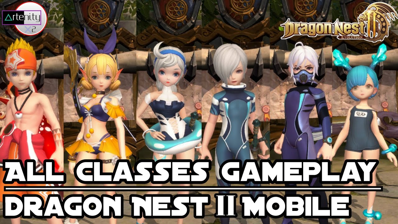 Gameplay All Characters Dragon Nest 2 Evolution [All 2nd Job Gameplay DN2 Evolution Global]