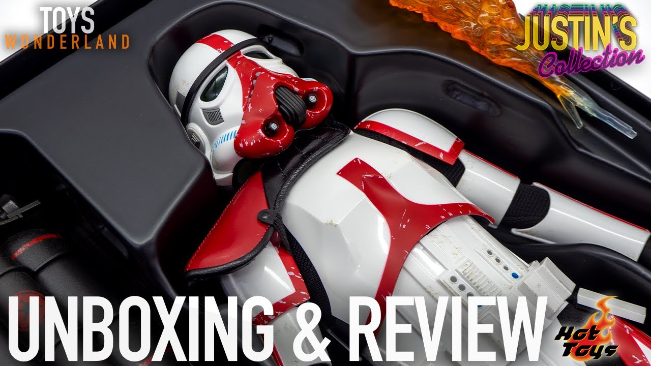 Hot Toys Incinerator Stormtrooper The Mandalorian Unboxing & Review