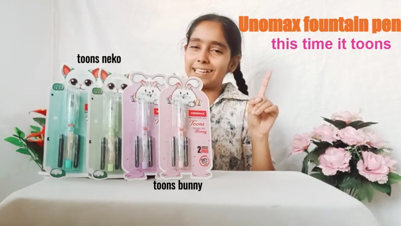 Unomax newly lunch Fountain Pen Toons | toons bunny | toons neko
