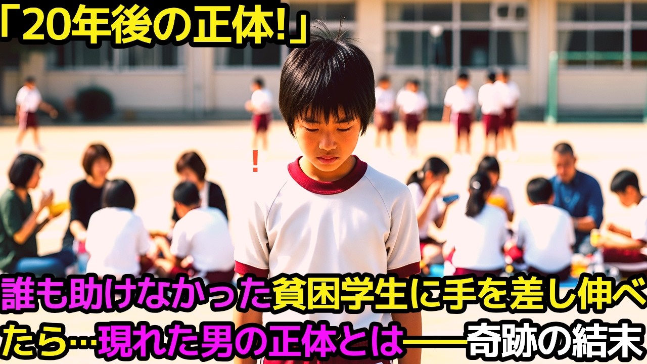 誰も助けなかった貧困学生に手を差し伸べたら…20年後、現れた男の正体に誰もが息をのんだ――奇跡の結末