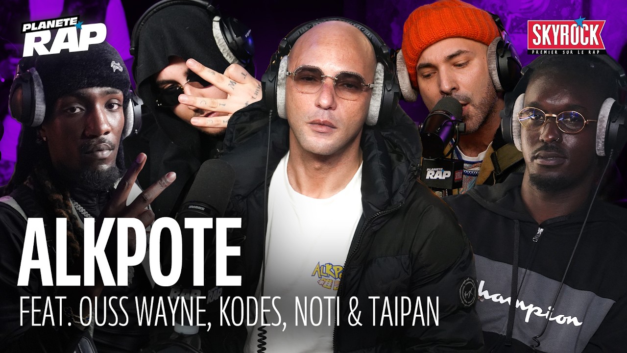 [EXCLU] Alkpote feat. Ouss Wayne, Kodes, Noti & Taipan - Freestyle découpe #PlanèteRap