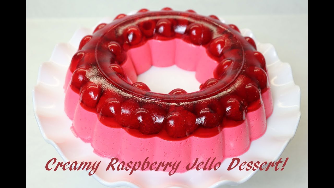 Creamy Raspberry Jell-O Dessert! |Ep #194