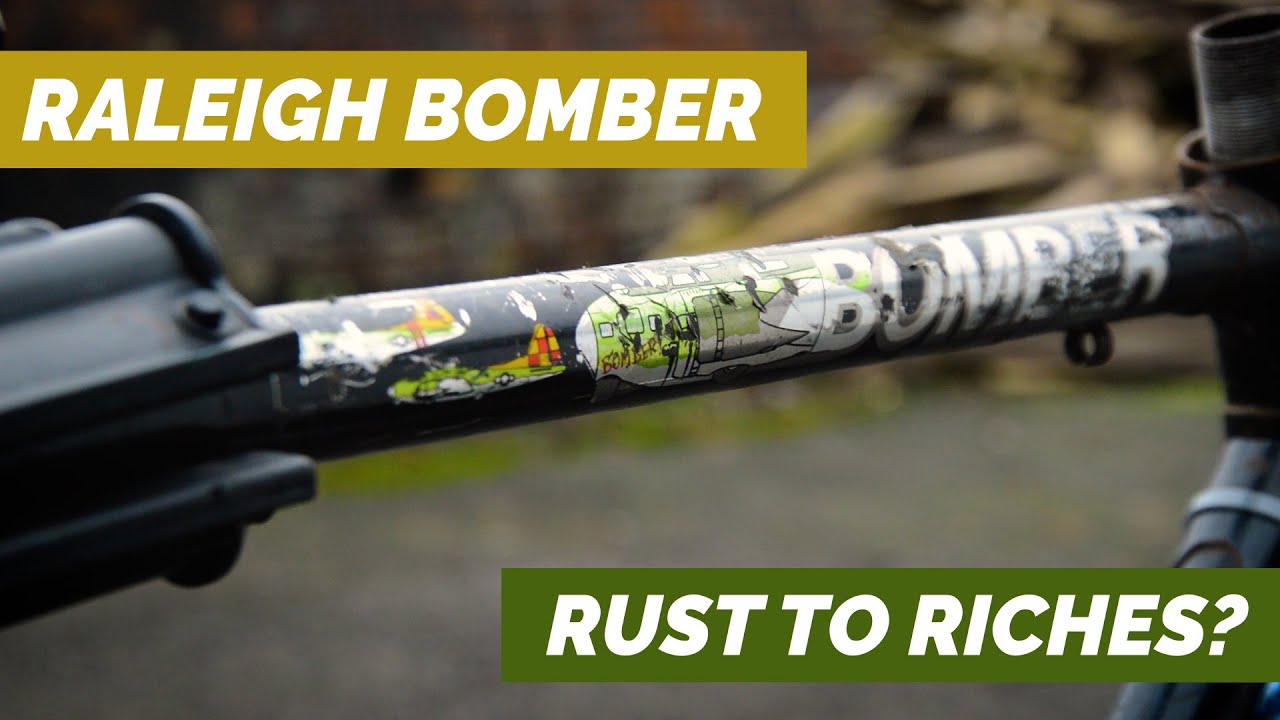 1982 Raleigh Bomber - Vintage Bicycle Restoration - From Rust To Riches?
