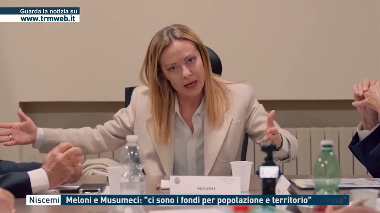 Niscemi - Meloni e Musumeci: 