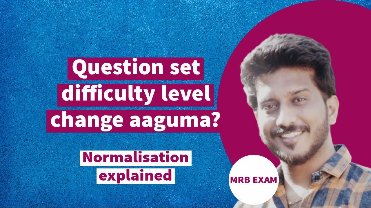 MRB EXAM || Normalisation|| Vacancies in MRB || Tamil in MRB