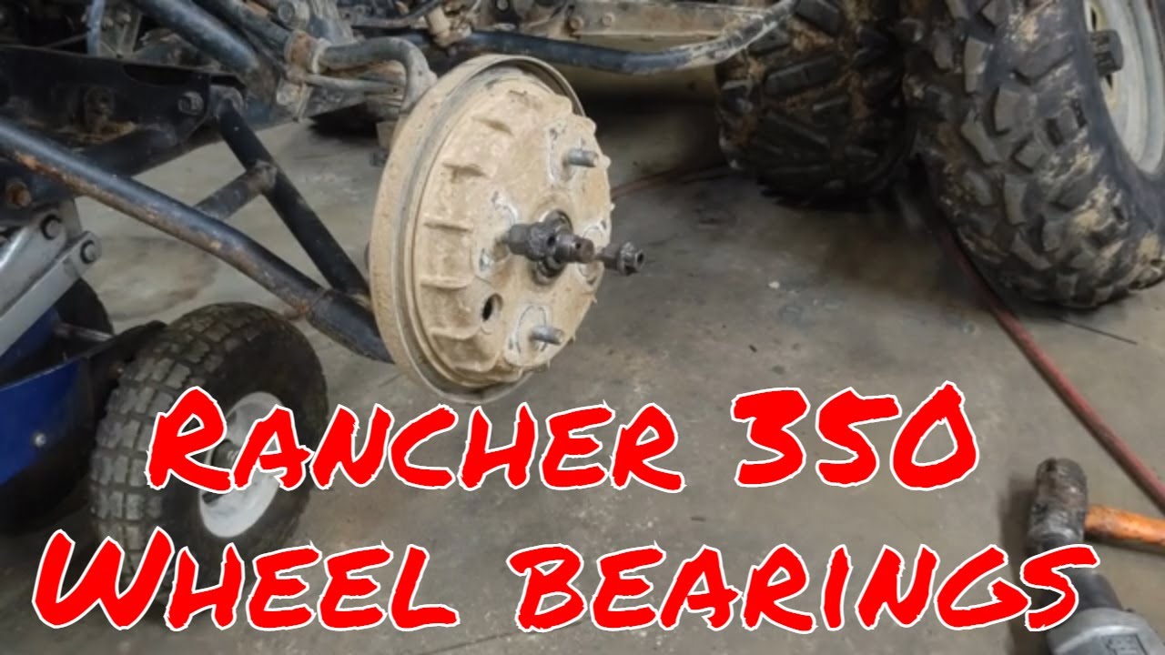 Замена переднего ступичного подшипника Rancher 350