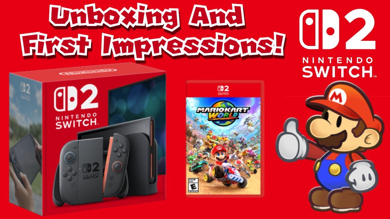 SMM Got: My Nintendo Switch 2 Unboxing And First Impressions!