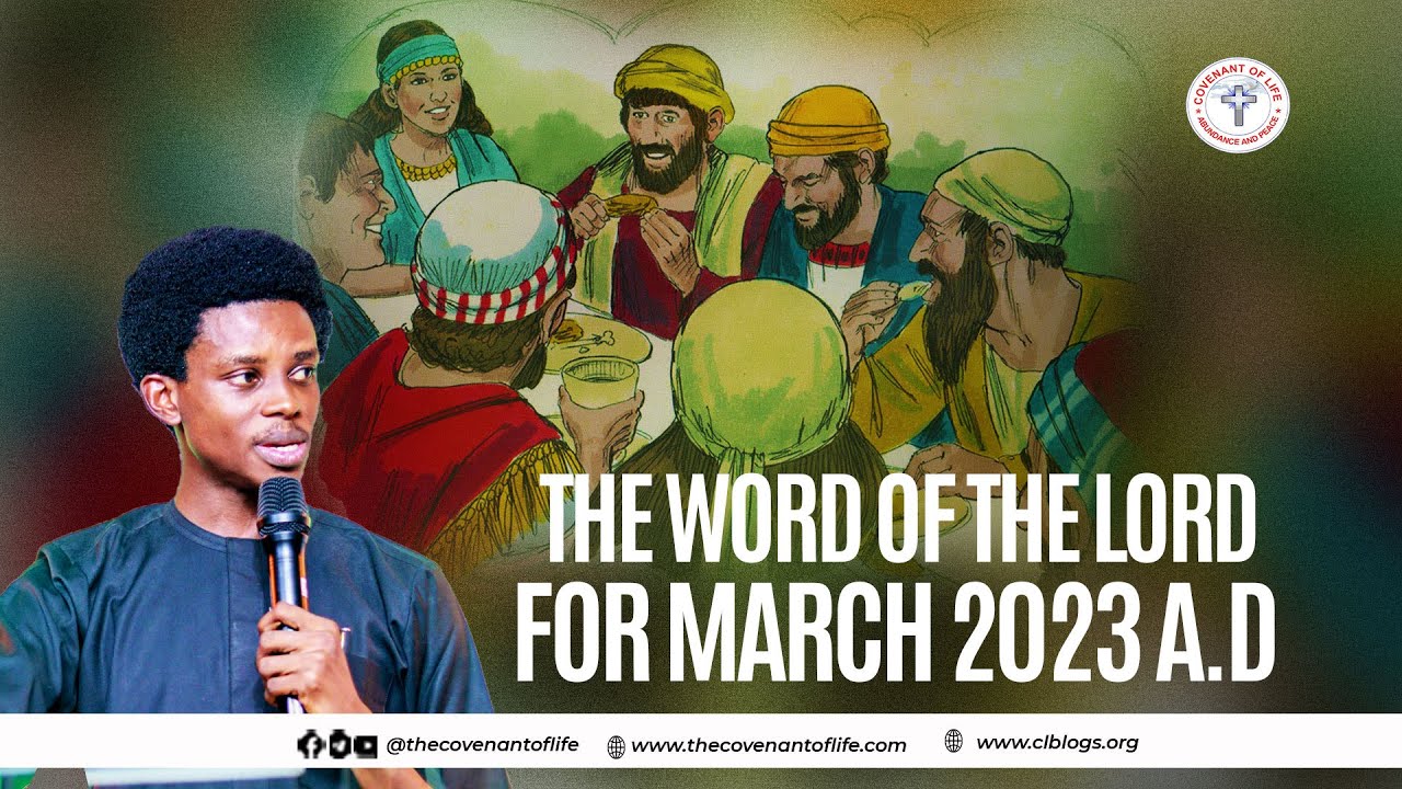 THE WORD OF THE LORD FOR MARCH 2023 A.D || OLUWATOBILOBA OSHUNBIYI || CROSS-OVER SERVICE