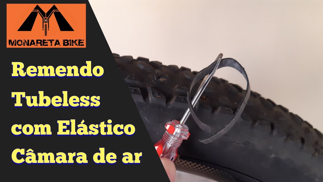 Remendo Tubeless com Elástico Câmara de ar
