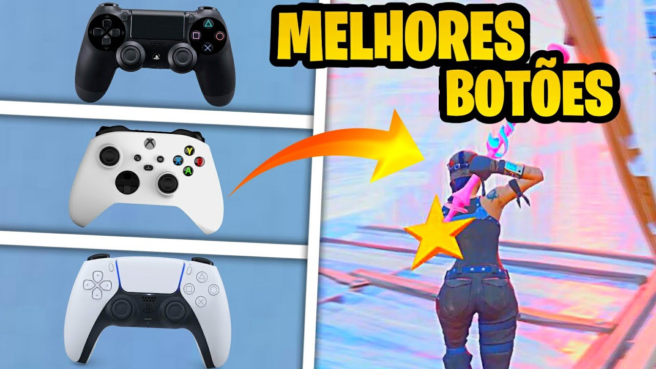 A MELHOR CONFIGURAÇÃO DE BOTÕES PARA CONSOLE/CONTROLE DO FORTNITE! MELHORES BINDS (PS4/PS5/XBOX/PC)