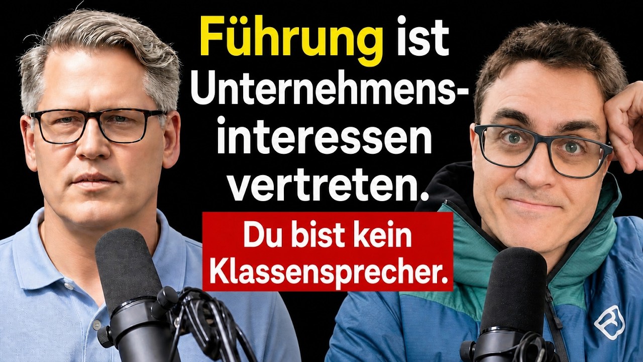 Unternehmensinteressen vertreten | Schluss mit Kuschel-Kurs: Warum du kein Klassensprecher bist