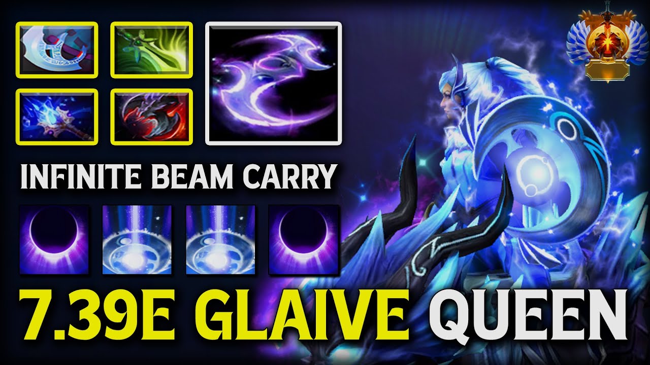 7.39e Insane Glaives Speed ​​Hard-Carry Luna | Предмет Aghs Scepter Бесконечный луч, убивающий вс...