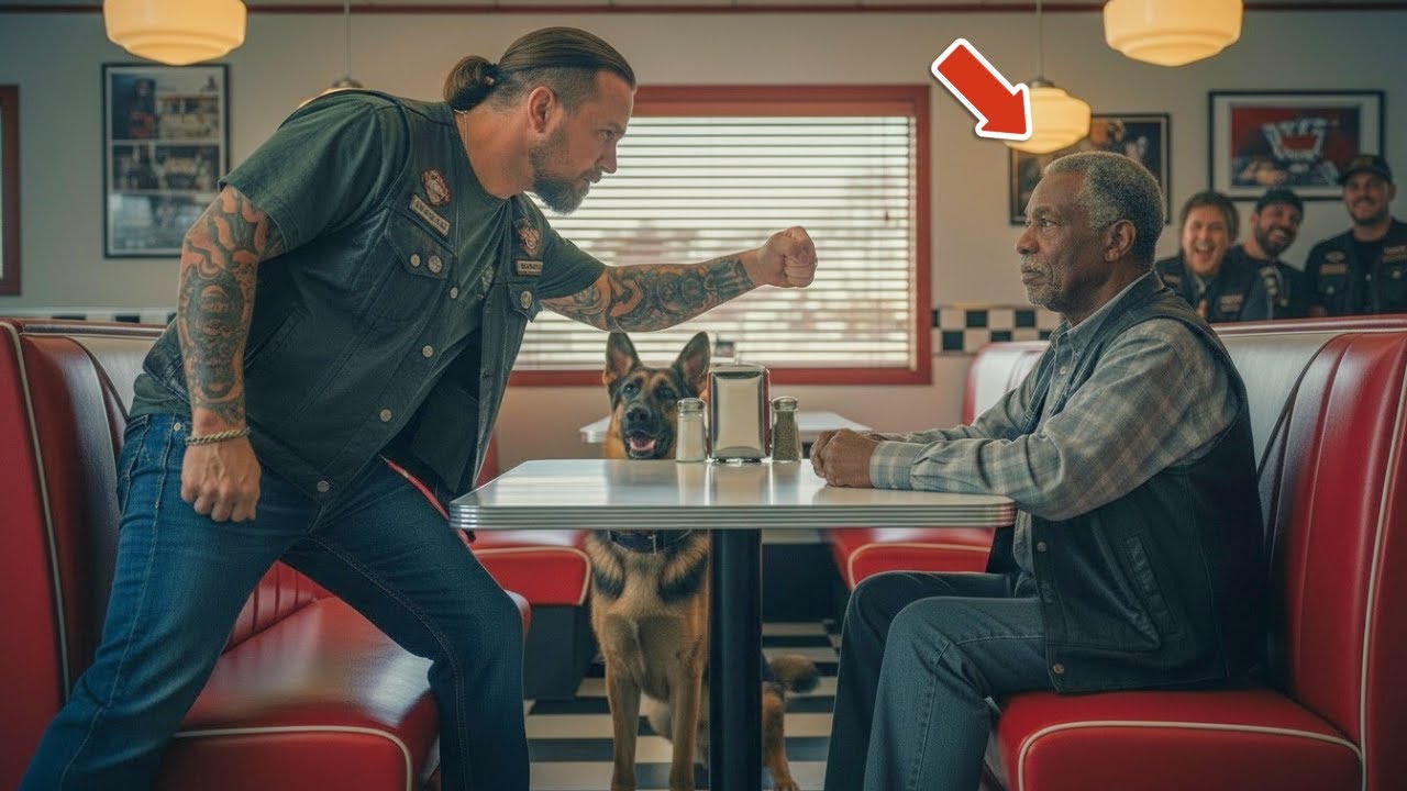 Gang Bikers Harass Old Man At Diner — Unaware The Quiet Man Is The One Signing Their Paychecks