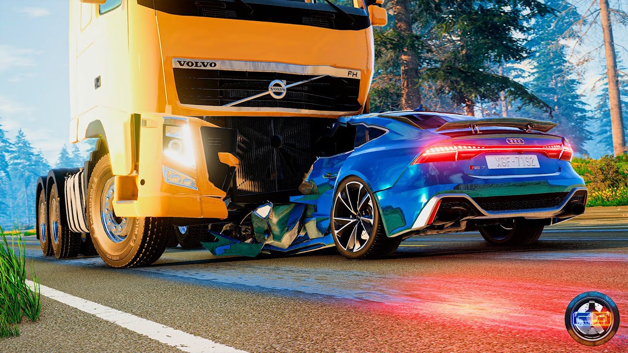 Head On Cars Crashes #5 - BeamNG drive CRAZY DRIVERS