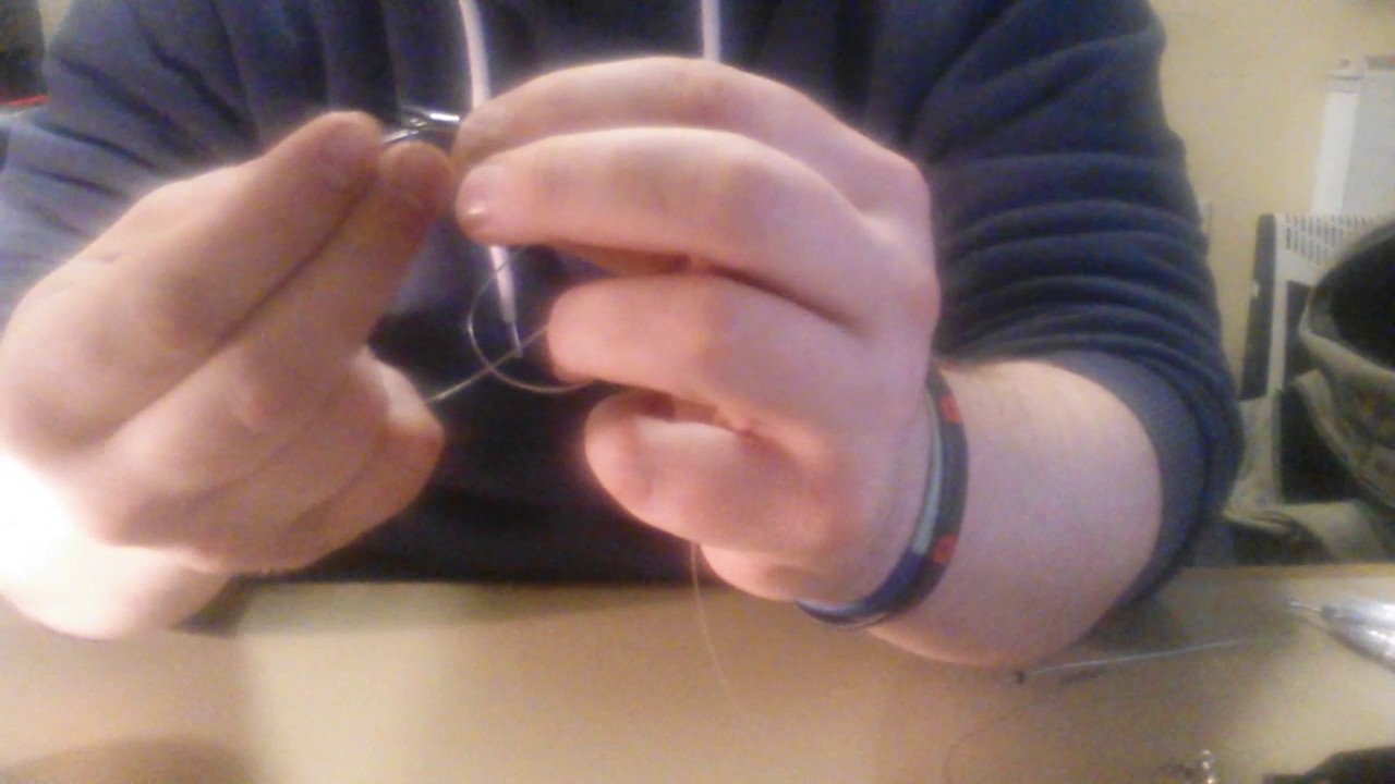 How to tie a basic shore fishing rig for conger eel
