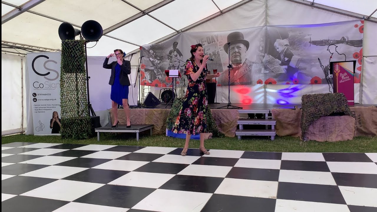 Paula Marie at the Lytham 1940s Wartime Weekend 2024