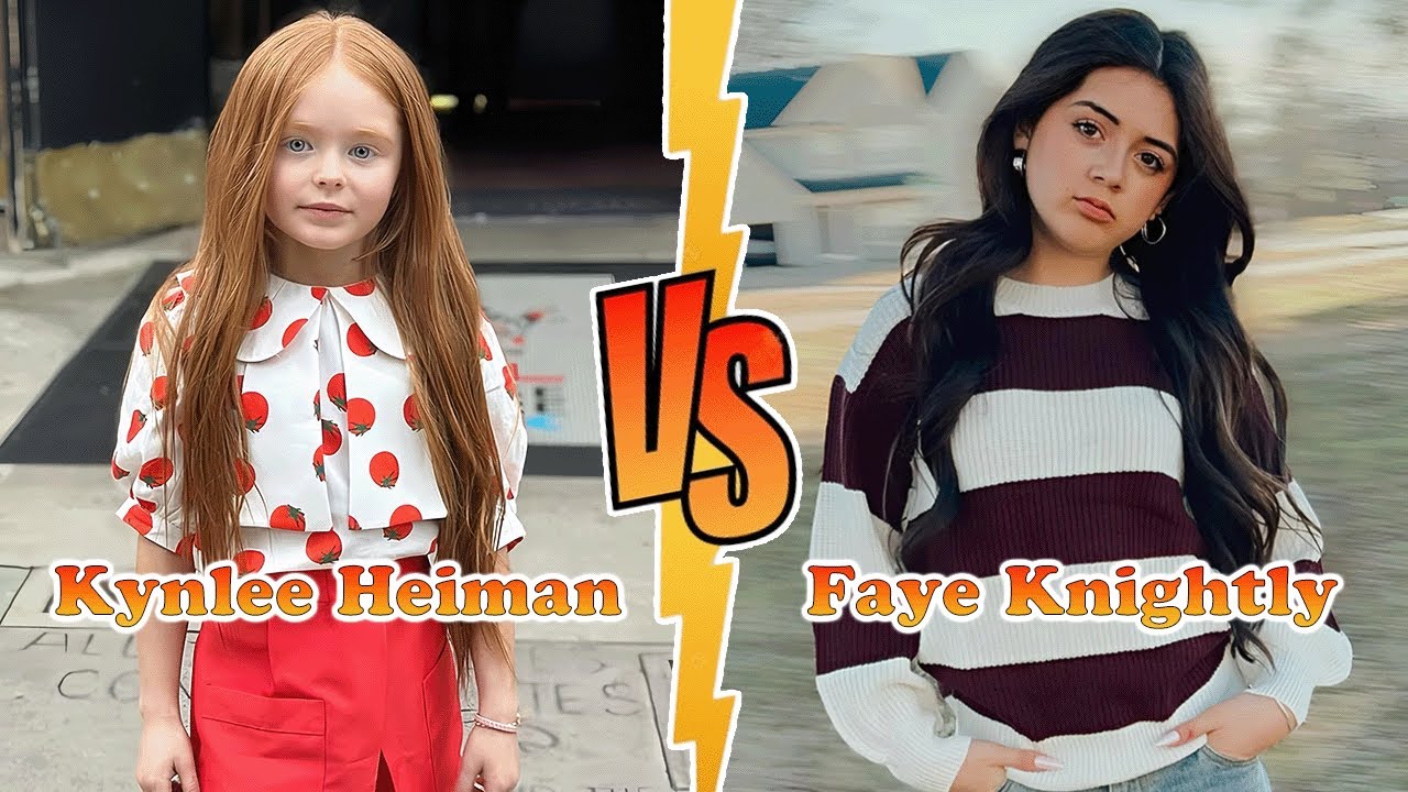 Kynlee Heiman VS Faye Knightly Transformation 👑 New Stars From Baby To 2026