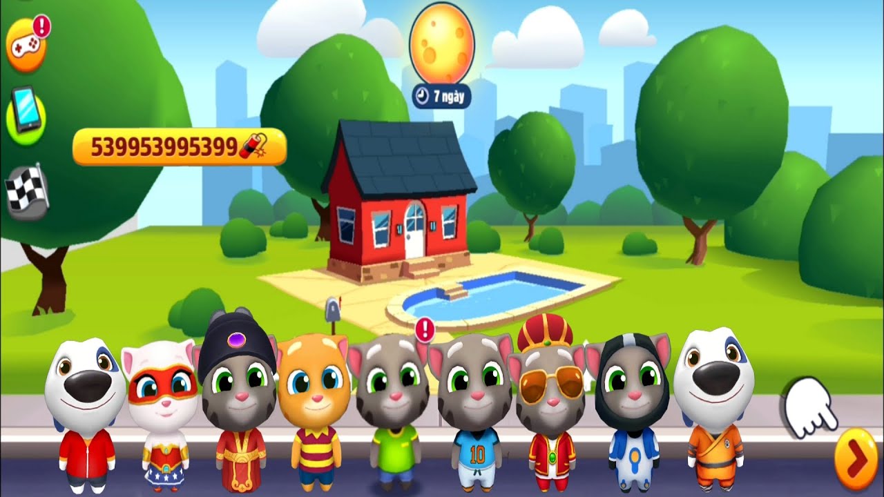 Talking Tom Gold Run New Update Moon Festival () Unlock All Characters - Witch Angela