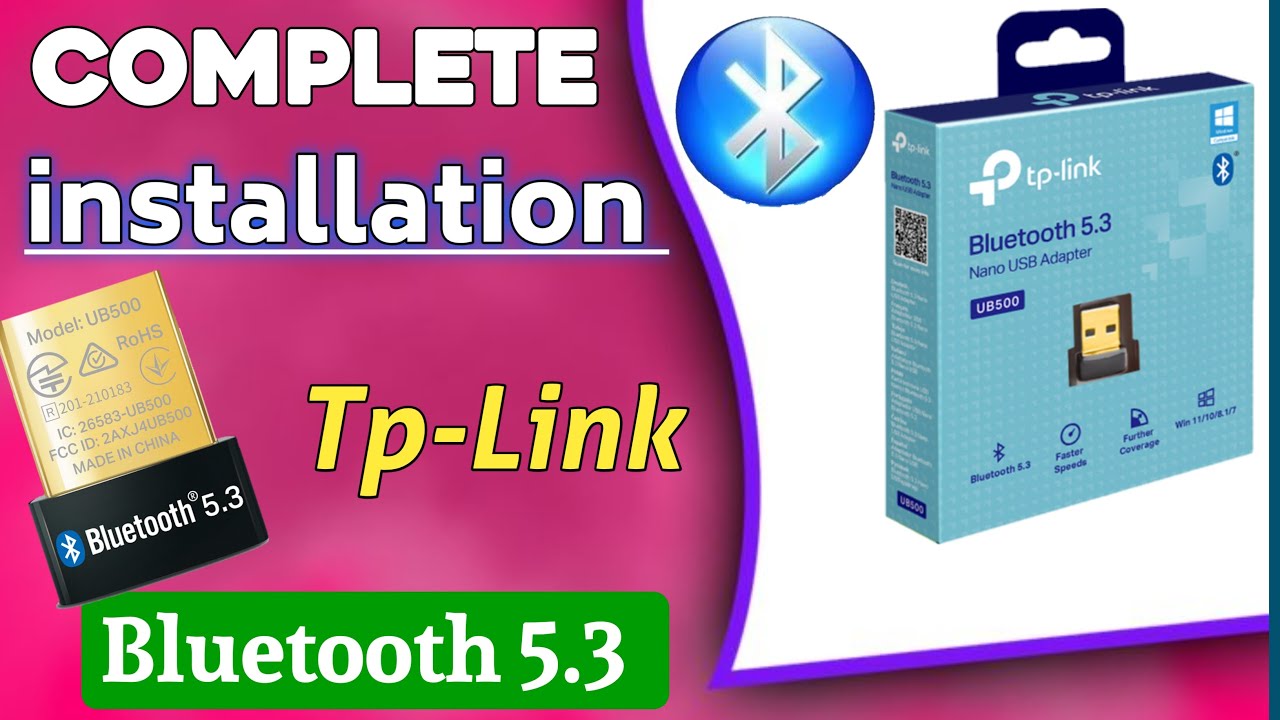 Complete installation Tp link 5.3 (Ub500) Bluetooth Adapter | Tp link 5.3 UB500 Bluetooth