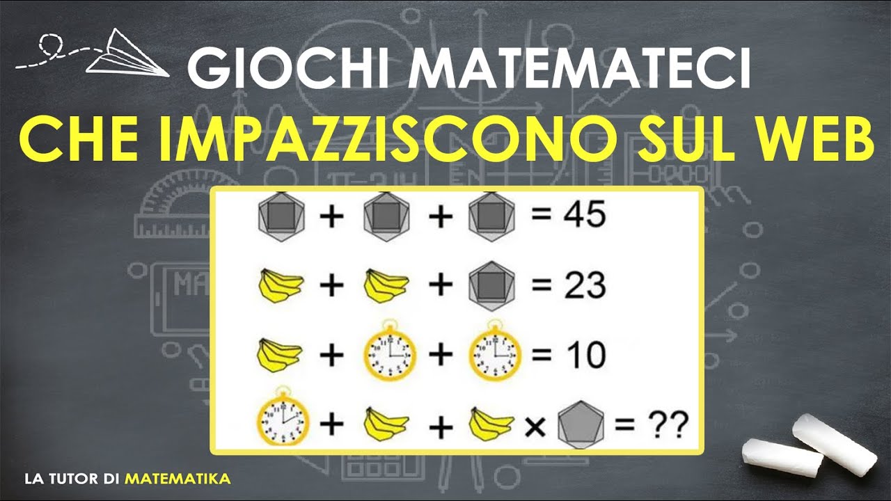 Giochi Matematici che impazziscono sul web || Soluzioni || Brain Training