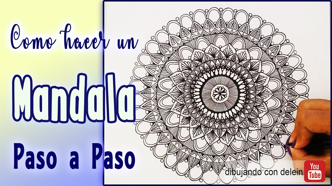 Como dibujar un Mandala pasos a paso #2