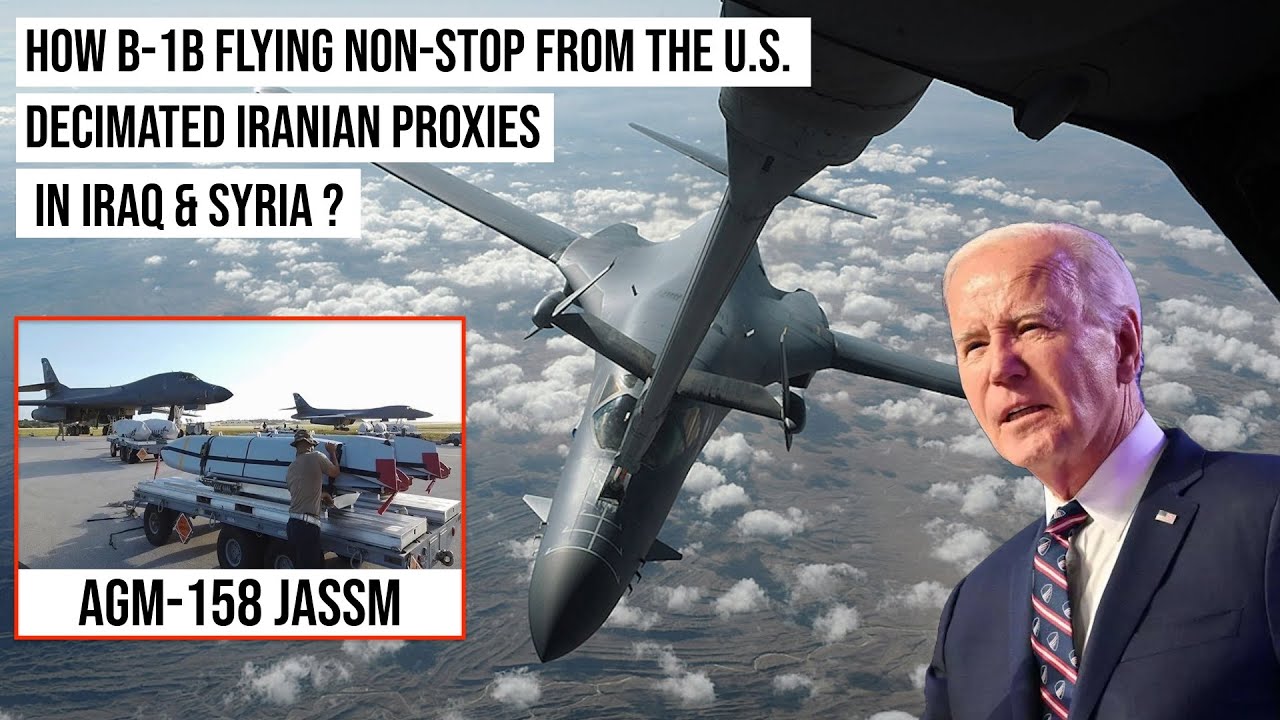 #USAF B-1Bs hit Iran proxies in Iraq & Syria | AGM-158 JASSM may have been used !