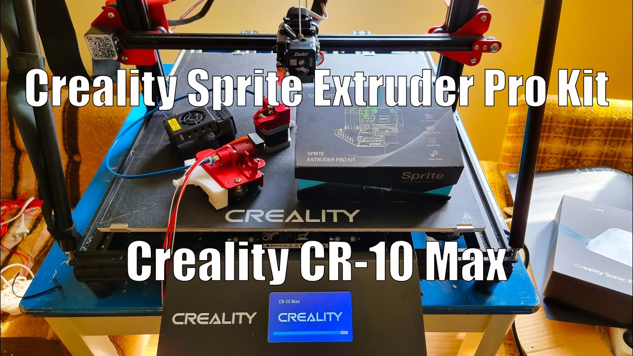 Creality Sprite Extruder Pro Kit Assembly to Creality CR-10 Max (CR-10S Pro)