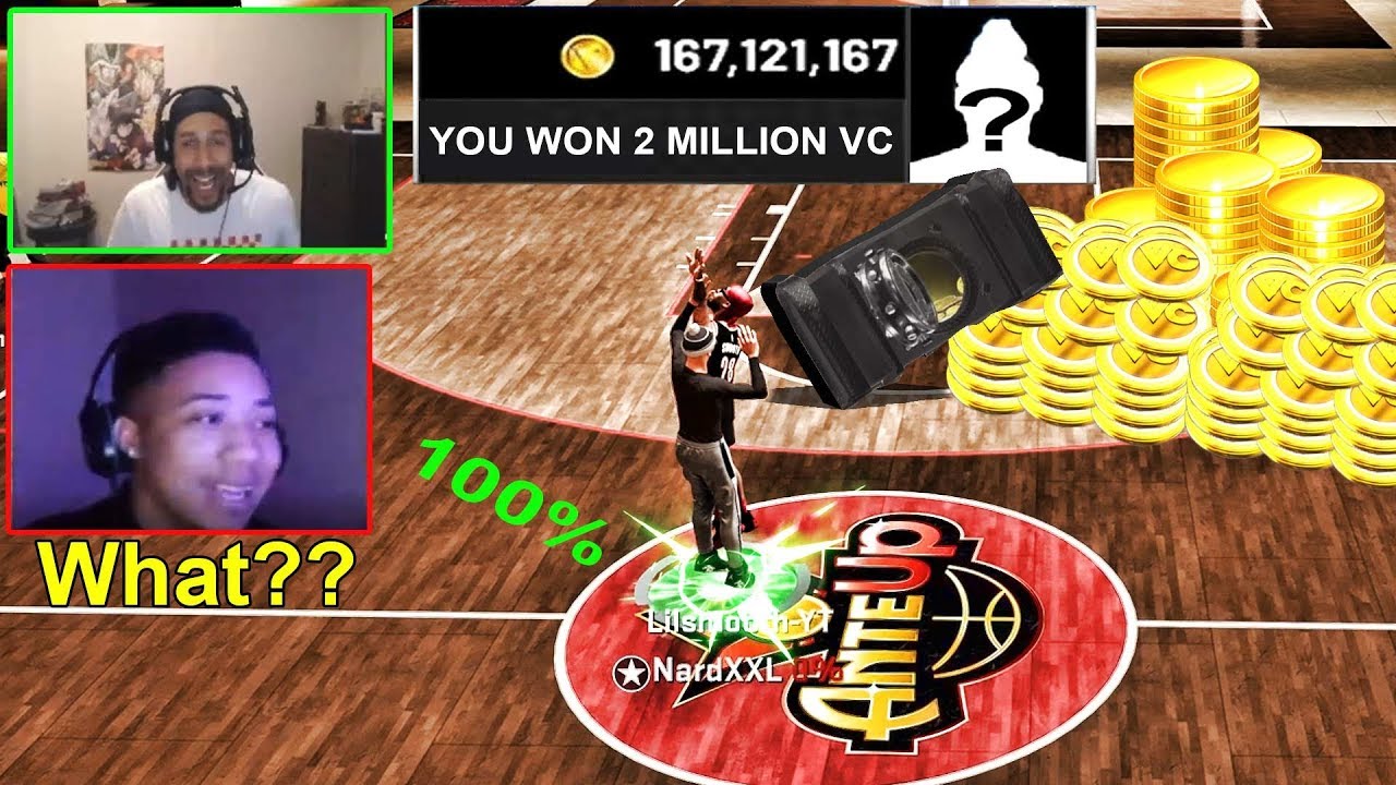 STREAMER WINS THE LOTTERY ON NBA 2k20 ( 2 million vc) NBA 2k20