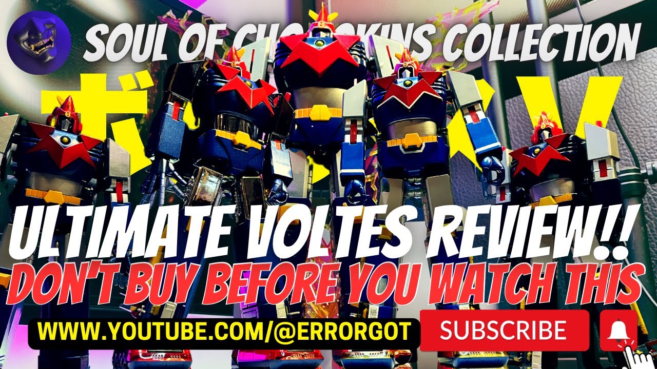 Ultimate Soul of Chogokin Voltes V Comparison! | GX-31 vs GX-31V vs 40th vs 50th vs DX SOC