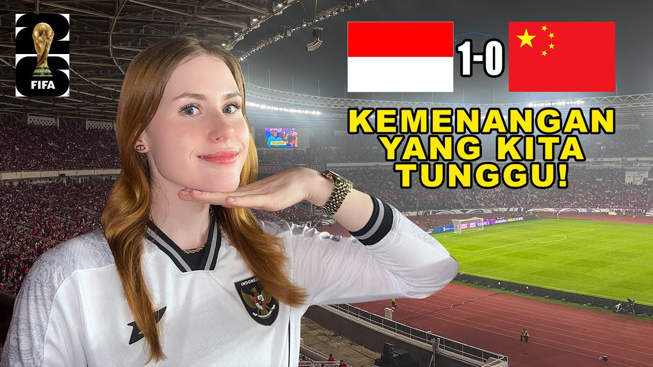 LAGA TERPENTING: INDONESIA 1-0 CHINA// LOLOS RONDE 4 KUALIFIKASI PIALA DUNIA 2026 🇮🇩🇮🇩🇮🇩