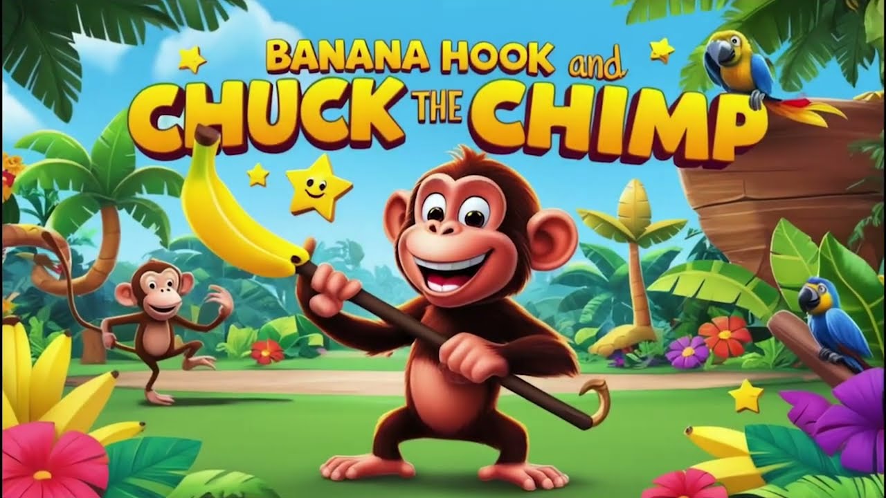 Banana Hook and Chuck the Chimp 🍌🔧 | Ashmi's Dreamland