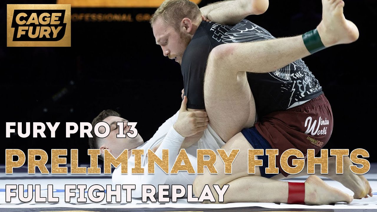 Rewatch the full preliminary card for FURY Professional Grappling 13 from Atlantic City, New Jersey