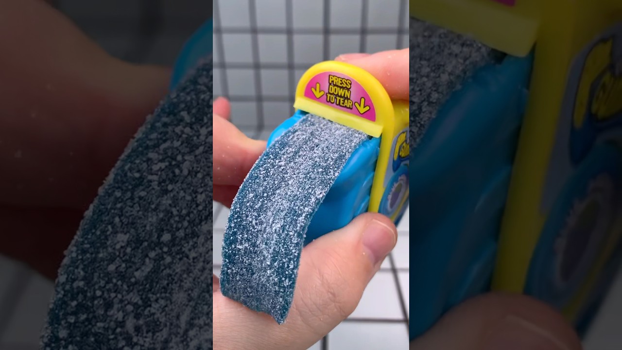 Push pop roll gummy jelly candy food mukbang