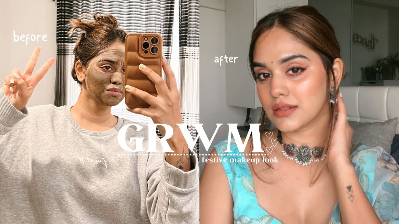 GRWM for Ganesh Chaturthi 🙏🏻