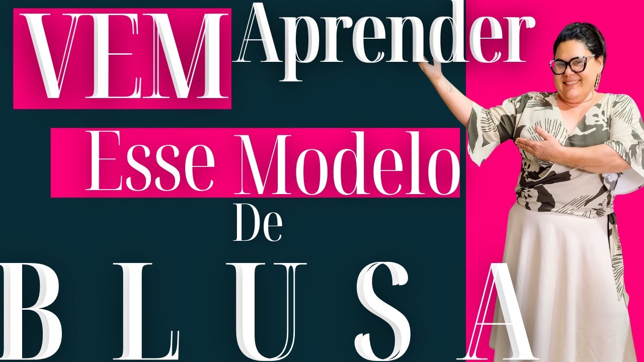 APRENDENDO A COSTURAR  - BLUSA COM TRANSPASSE -  MÉTODO SIMPLES E PRÁTICO VOCÊ VAI GOSTAR