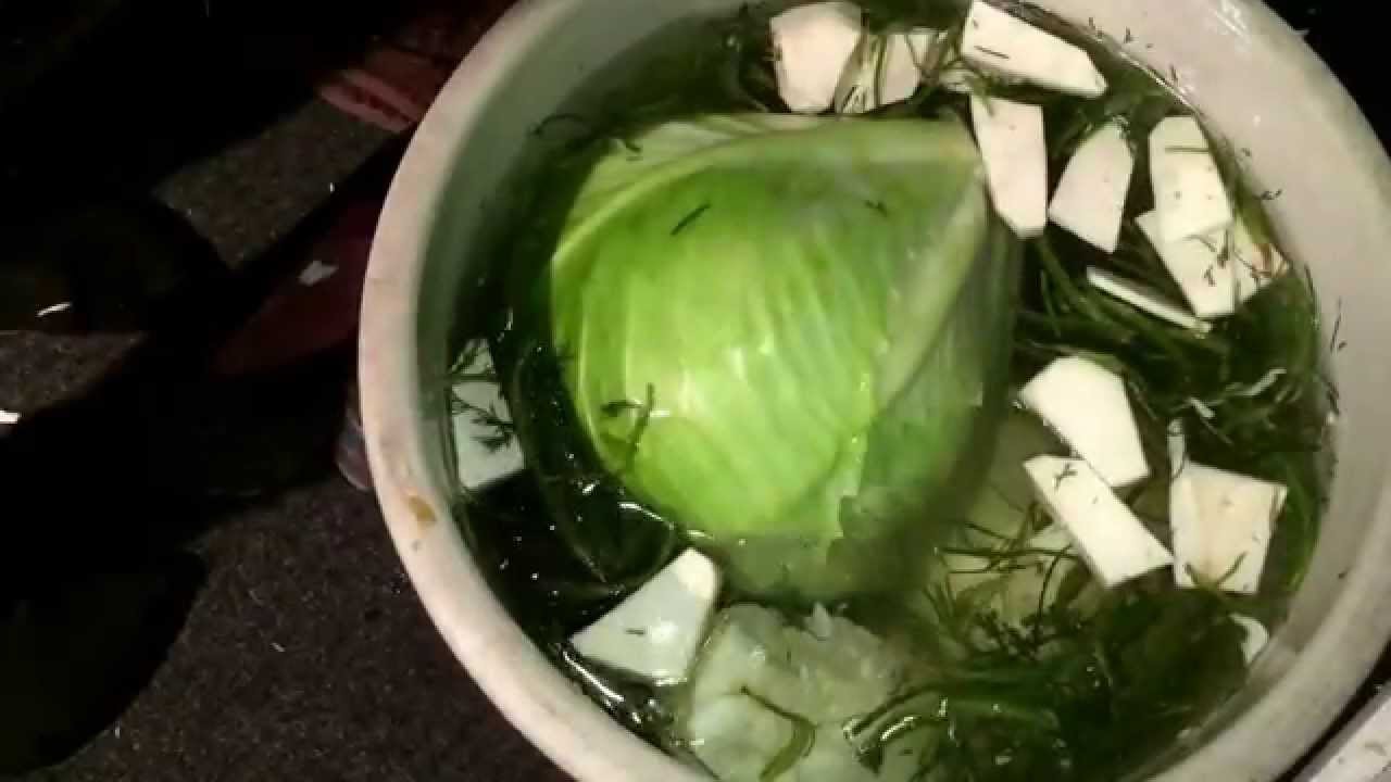 How to Make Sour Cabbage Heads for Cabbage Rolls | Gingerbread Cottage