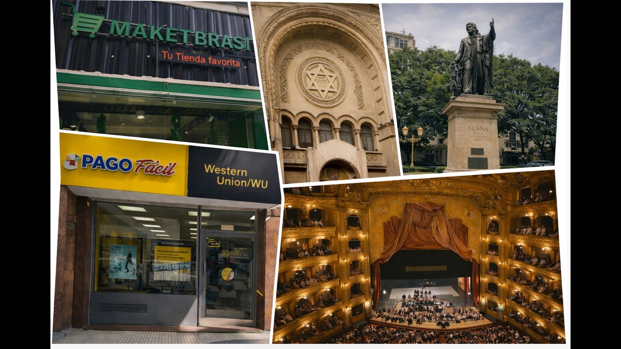 Primeira manhã em Buenos Aires - Plaza Libertad, Museu Judaico, Teatro Colón, Market Brasil e mais.