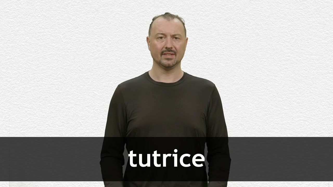 How to pronounce TUTRICE in French